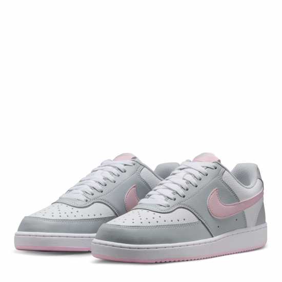 Nike Court Vision Low Next Nature Trainers Бяло/Сиво/Розово Найк Обувки
