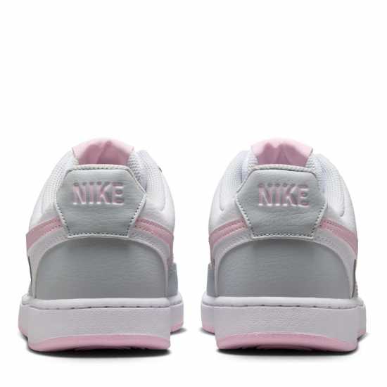 Nike Court Vision Low Next Nature Trainers Бяло/Сиво/Розово Найк Обувки