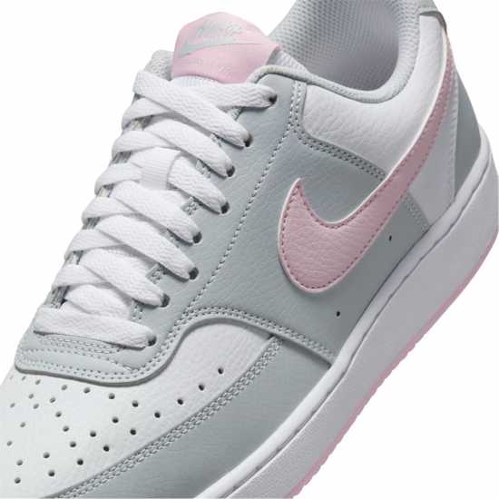 Nike Court Vision Low Next Nature Trainers Бяло/Сиво/Розово Найк Обувки