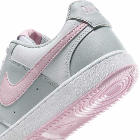 Nike Court Vision Low Next Nature Trainers Бяло/Сиво/Розово Найк Обувки