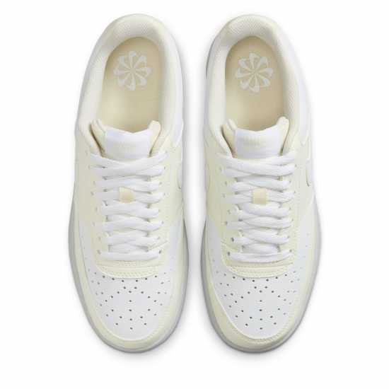 Nike Court Vision Low Next Nature Trainers Кокос/Бял Найк Обувки