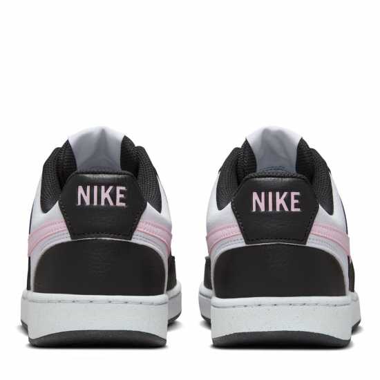 Nike Court Vision Low Next Nature Trainers Бяло/Черно/Розово Найк Обувки