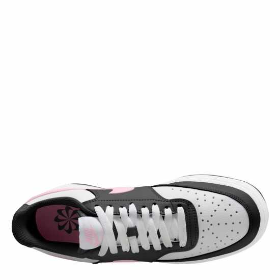 Nike Court Vision Low Next Nature Trainers Бяло/Черно/Розово Найк Обувки