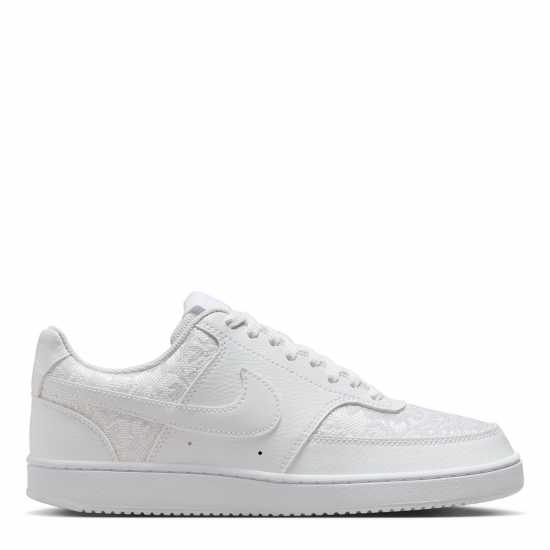 Nike Court Vision Low Next Nature Trainers Бяло/Текст Лео Найк Обувки