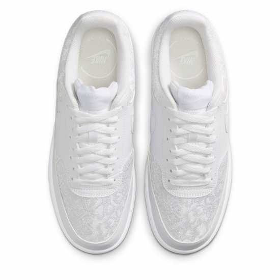 Nike Court Vision Low Next Nature Trainers Бяло/Текст Лео Найк Обувки
