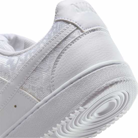 Nike Court Vision Low Next Nature Trainers Бяло/Текст Лео Найк Обувки