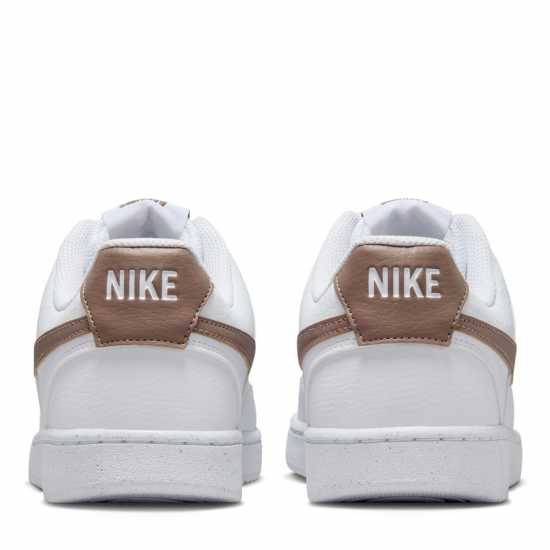 Nike Court Vision Low Next Nature Trainers Бяло/Кафяво Найк Обувки