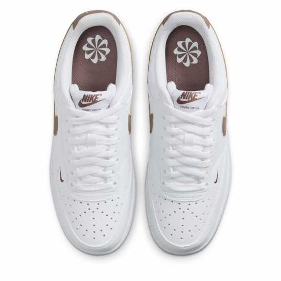 Nike Court Vision Low Next Nature Trainers Бяло/Кафяво Найк Обувки