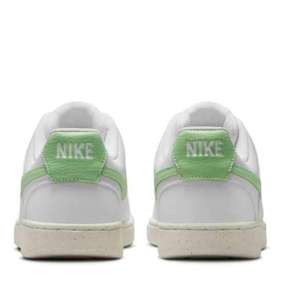 Nike Court Vision Low Next Nature Trainers Бяло/Зелено/Платно Найк Обувки