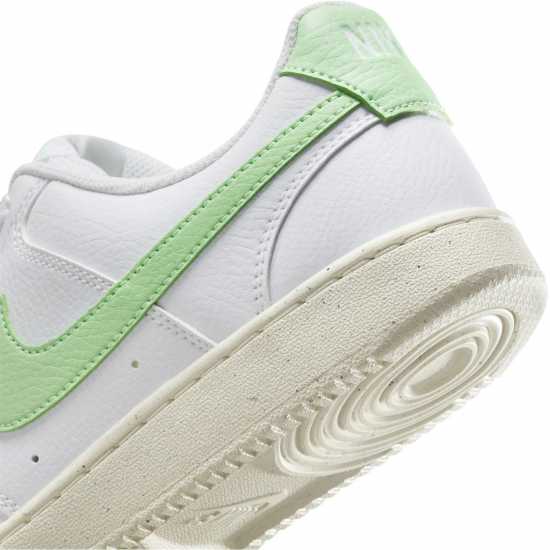 Nike Court Vision Low Next Nature Trainers Бяло/Зелено/Платно Найк Обувки