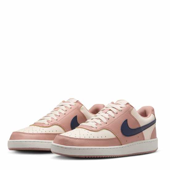 Nike Court Vision Low Next Nature Trainers Prtcl Pink/Navy Nike Court Vision Low Next Nature Trainers Prtcl Pink/Navy