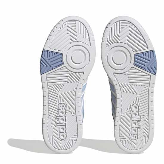 Adidas Дамски Маратонки Hoops 3.0 Ladies Trainers White/Blue Дамски маратонки