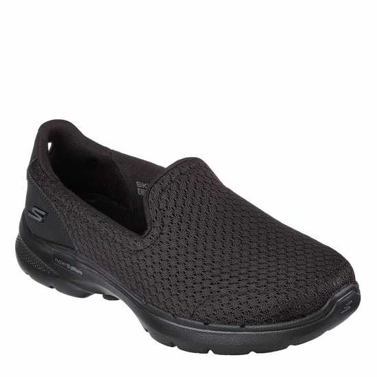 Skechers Мъжки Маратонки Go Walk 6 Sea Coast Womens Trainers Трикратно черно Skechers Мъжки Маратонки Go Walk 6 Sea Coast Womens Trainers Трикратно черно