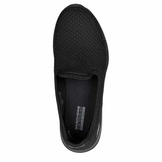 Skechers Мъжки Маратонки Go Walk 6 Sea Coast Womens Trainers Трикратно черно Skechers Мъжки Маратонки Go Walk 6 Sea Coast Womens Trainers Трикратно черно