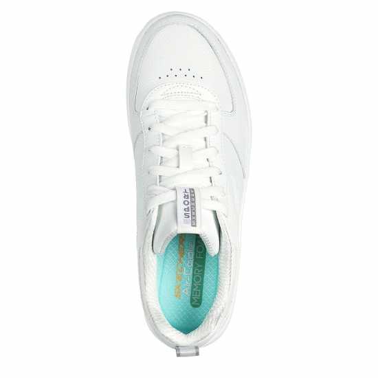 Skechers Sport Court 92 Illustrious Trainers Womens Бяло 