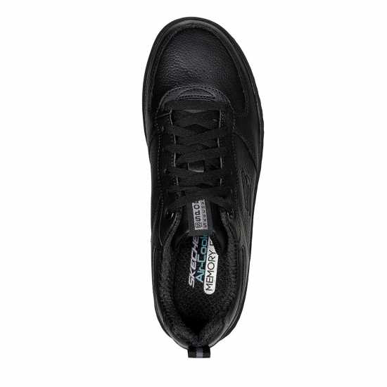 Skechers Sport Court 92 Illustrious Trainers Womens Черно Skechers Sport Court 92 Illustrious Trainers Womens Черно