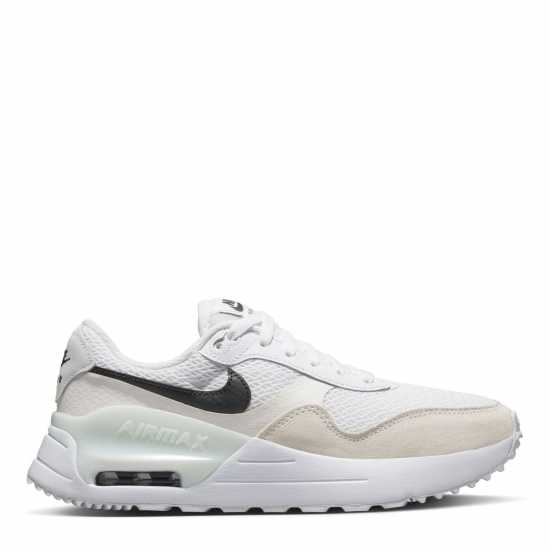 Nike Мъжки Маратонки Air Max Systm Womens Trainers Бяло/Черно 