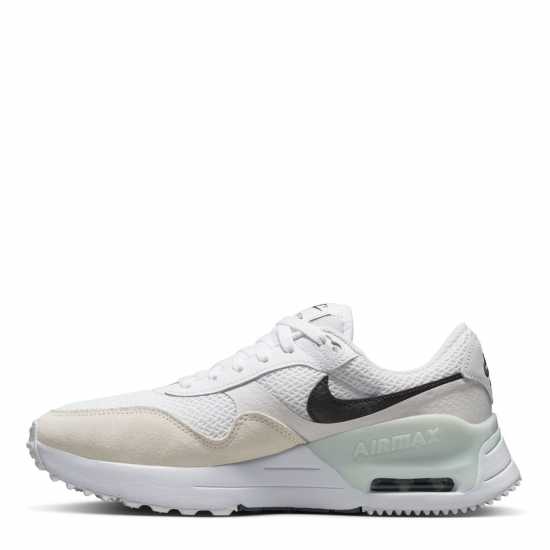 Nike Мъжки Маратонки Air Max Systm Womens Trainers Бяло/Черно 