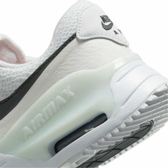 Nike Мъжки Маратонки Air Max Systm Womens Trainers Бяло/Черно 