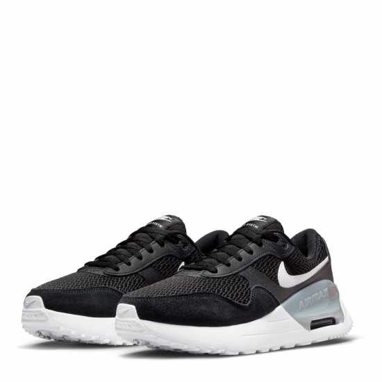 Nike Мъжки Маратонки Air Max Systm Womens Trainers Черно/Бяло 