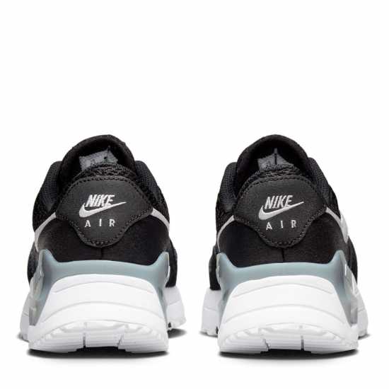 Nike Мъжки Маратонки Air Max Systm Womens Trainers Черно/Бяло 