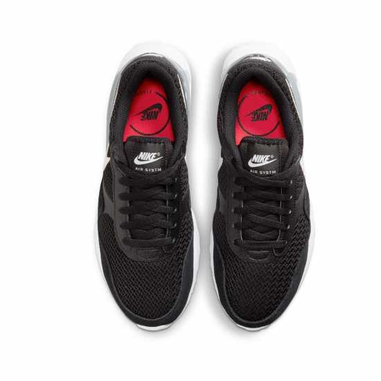 Nike Мъжки Маратонки Air Max Systm Womens Trainers Черно/Бяло 