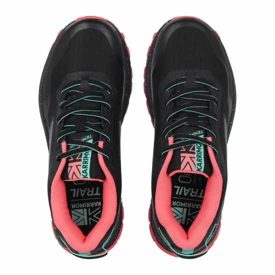Karrimor Tempo Trail Trainers Ladies Черно/Розово Дамски маратонки