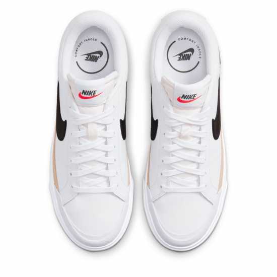 Nike Court Legacy Lift Women's Shoes White/Black Дамски маратонки