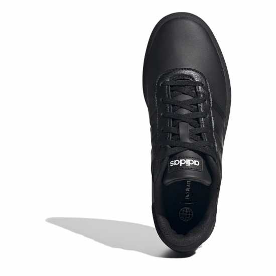 Adidas Court Platform Trainers Triple Black Дамски маратонки