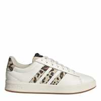 Adidas Womens Grand Court Sneakers Бяло/Леопард 