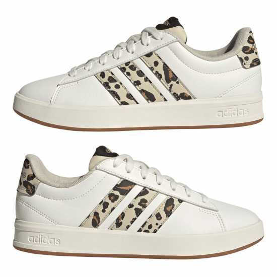 Adidas Womens Grand Court Sneakers Бяло/Леопард Adidas Womens Grand Court Sneakers Бяло/Леопард