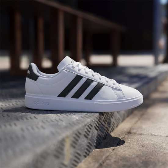 Adidas Womens Grand Court Sneakers Бяло/Черно Дамски маратонки