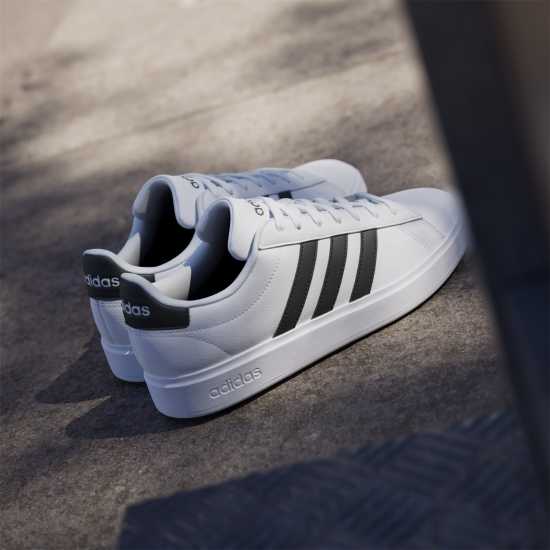 Adidas Womens Grand Court Sneakers Бяло/Черно Дамски маратонки