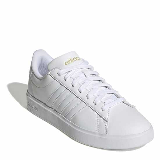 Adidas Womens Grand Court Sneakers Бяло/Бяло/Злато Дамски маратонки