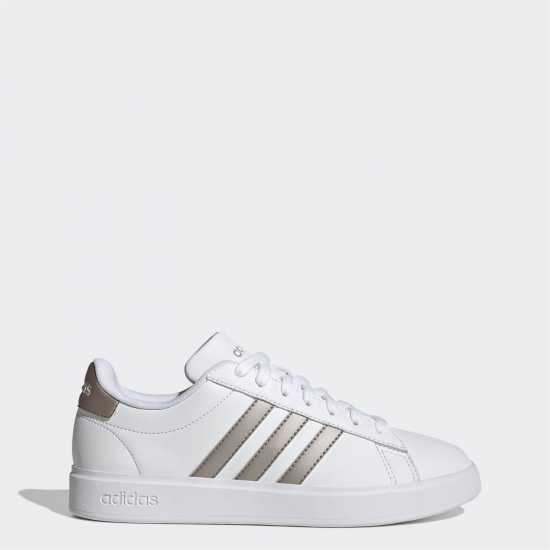 Adidas Womens Grand Court Sneakers Бяло/Платина Дамски маратонки