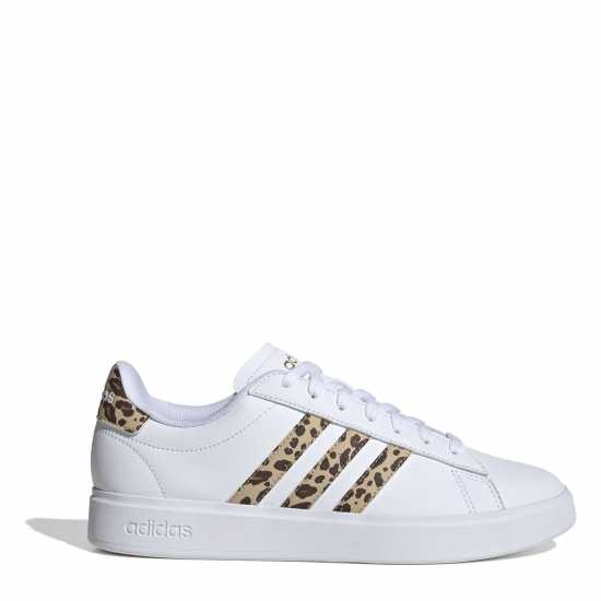 Adidas Womens Grand Court Sneakers Бяло/Леопард Дамски маратонки