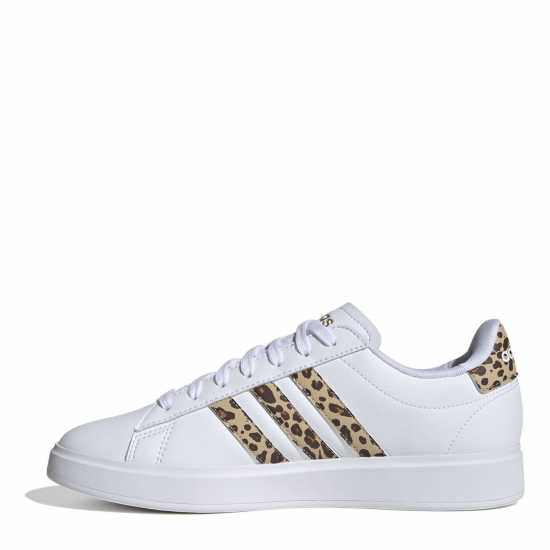 Adidas Womens Grand Court Sneakers Бяло/Леопард Дамски маратонки