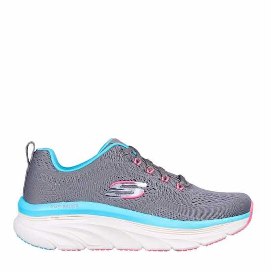 Skechers D'Lux Walker - Fresh Finesse Women's Trainers Сиво Skechers D'Lux Walker - Fresh Finesse Women's Trainers Сиво