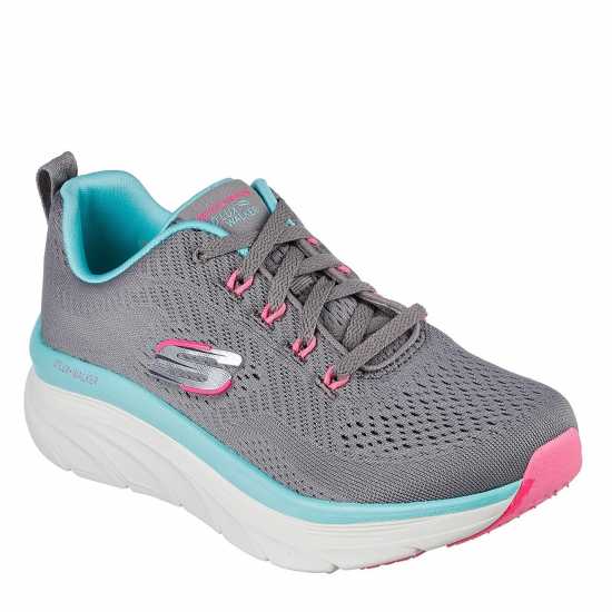 Skechers D'Lux Walker - Fresh Finesse Women's Trainers Сиво Skechers D'Lux Walker - Fresh Finesse Women's Trainers Сиво