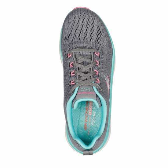 Skechers D'Lux Walker - Fresh Finesse Women's Trainers Сиво Skechers D'Lux Walker - Fresh Finesse Women's Trainers Сиво