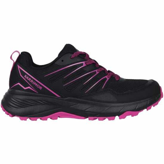 Karrimor Caracal Trail Trainers Ladies Черно/Ягода Дамски маратонки