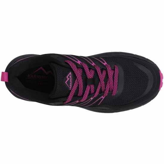 Karrimor Caracal Trail Trainers Ladies Черно/Ягода Дамски маратонки