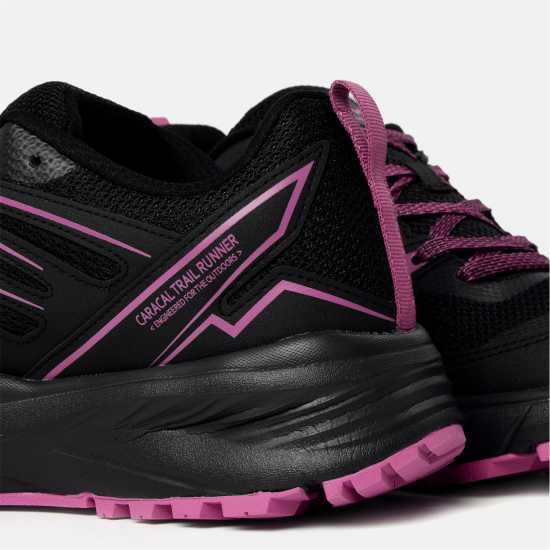 Karrimor Caracal Trail Trainers Ladies Черно/Ягода Дамски маратонки