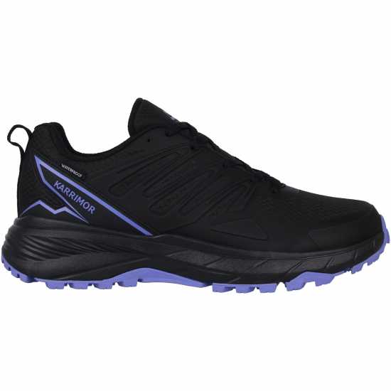 Karrimor Caracal Waterproof Trainers Ladies Черно/Лилаво Дамски маратонки