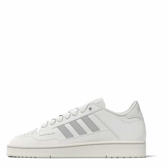 Adidas Rapid Court Low-Top Trainers Womens Три бяло Дамски маратонки