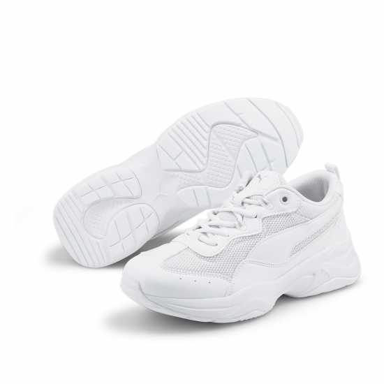 Puma Дамски Маратонки Cilia Ladies Trainers Бяло Puma Дамски Маратонки Cilia Ladies Trainers Бяло