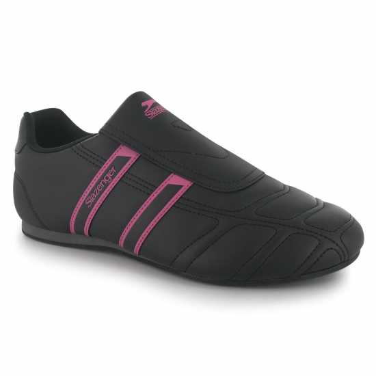 Slazenger Дамски Маратонки Warrior Ladies Trainers Черно/Червено Дамски високи кецове
