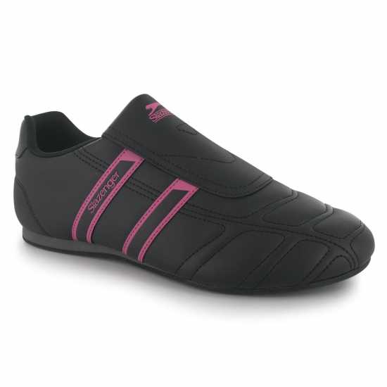 Slazenger Дамски Маратонки Warrior Ladies Trainers Black/Cerise Дамски маратонки