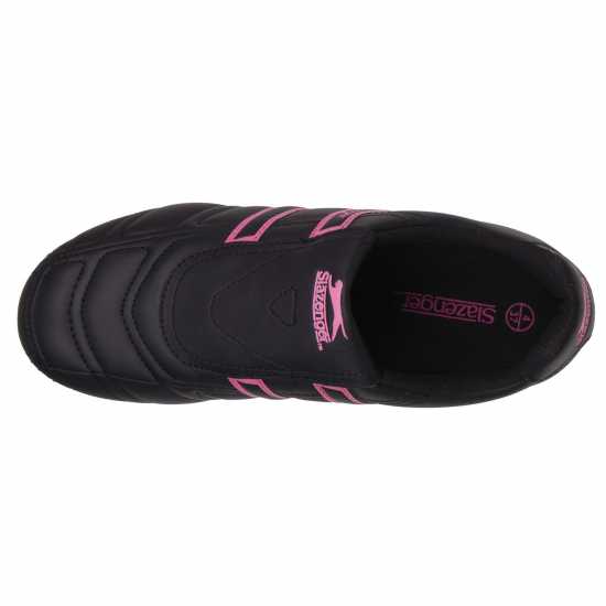 Slazenger Дамски Маратонки Warrior Ladies Trainers Черно/Червено Дамски високи кецове