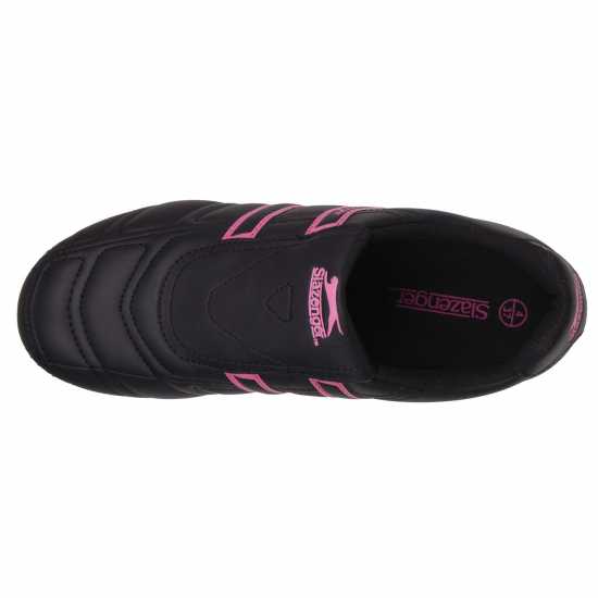 Slazenger Дамски Маратонки Warrior Ladies Trainers Black/Cerise Дамски маратонки